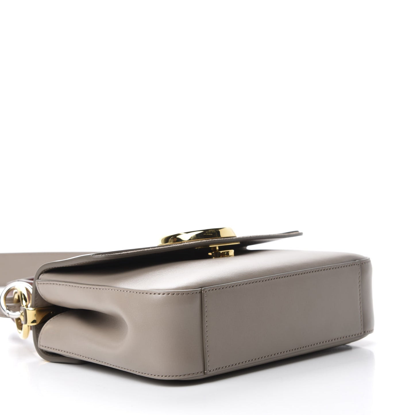 Calfskin Small C Double Carry Motty Grey