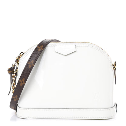 Louis Vuitton Patent Monogram Alma Mini Snow 1 of 10