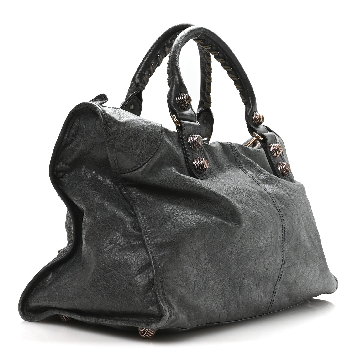 Balenciaga Agneau Giant 21 Rose Gold Hardware Work  Anthracite 4 of 12