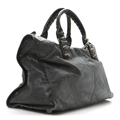 Balenciaga Agneau Giant 21 Rose Gold Hardware Work  Anthracite 4 of 12