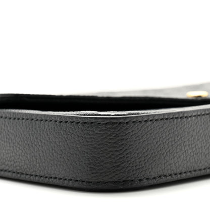 Louis Vuitton Empreinte Pochette Felicie Chain Wallet Black 9 of 12