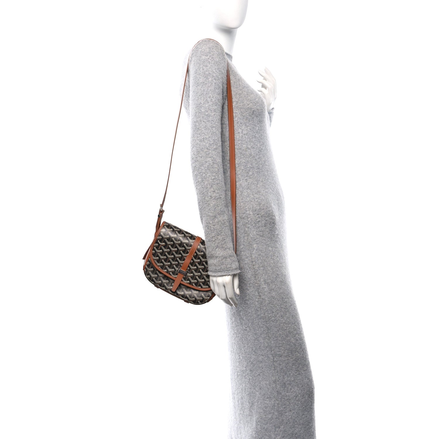 Goyard Goyardine Belvedere II PM Messenger Bag Black Gold 2 of 10