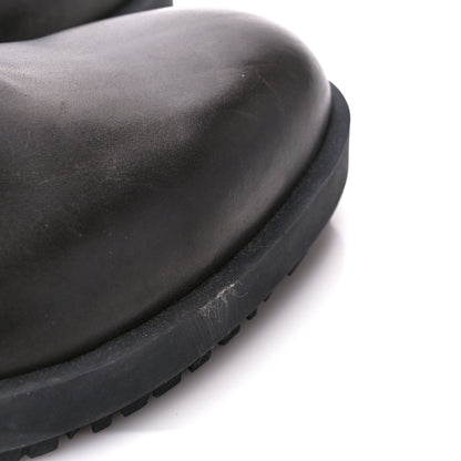 Hermes Calfskin Mens Chelsea Ankle Boots 44 Black 5 of 10