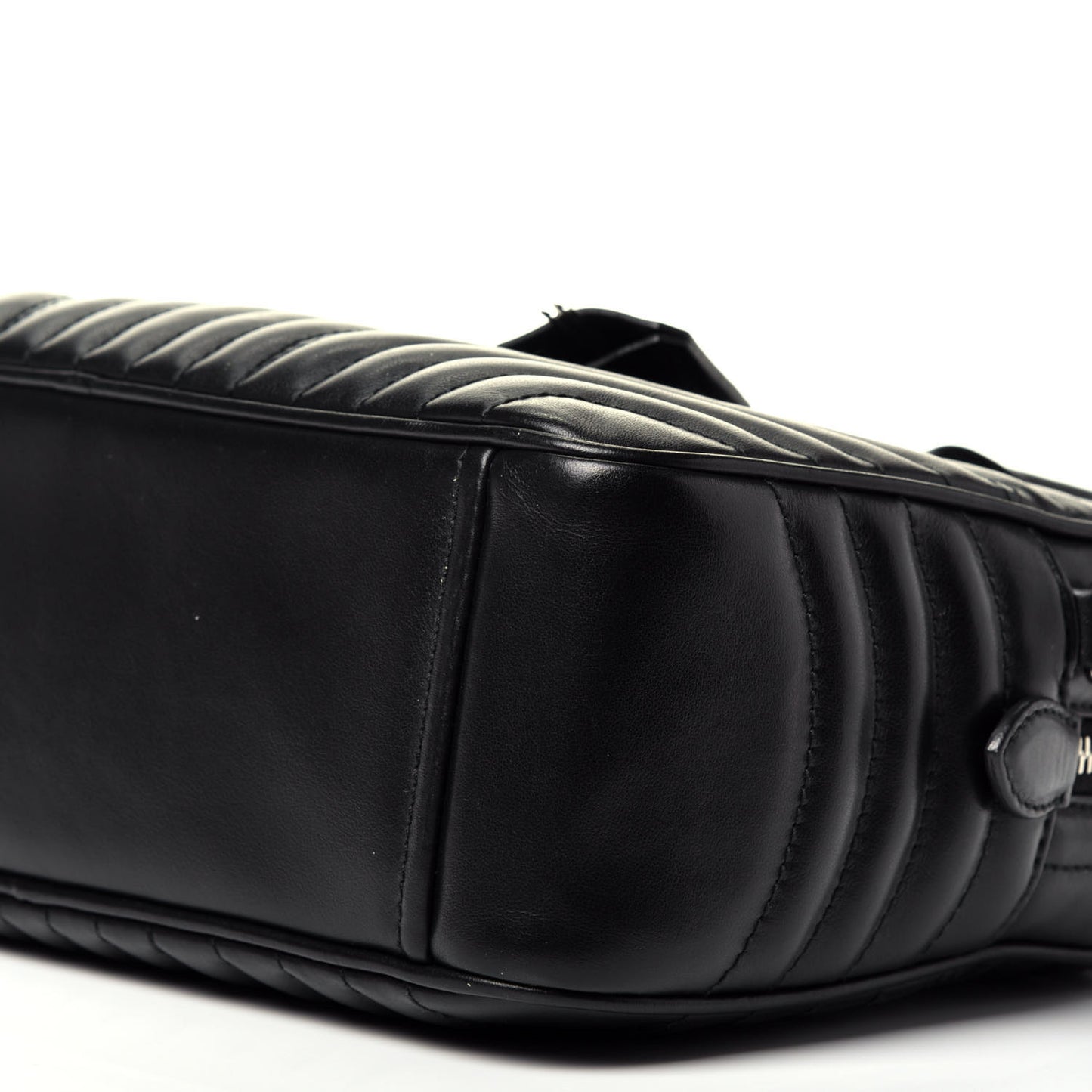 Soft Calfskin Impunture Diagramme Top Handle Crossbody Bag Black
