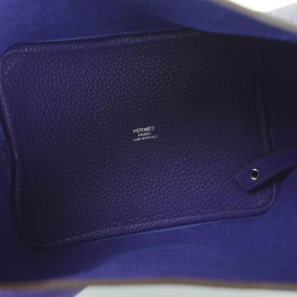 Hermes Taurillon Clemence Picotin PM Iris 8 of 8