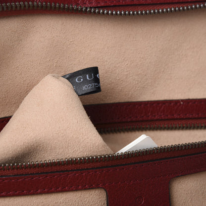 Gucci Piuma Lux Energy Medium Re(Belle) Top Handle Bag Romantic Cerise 9 of 10
