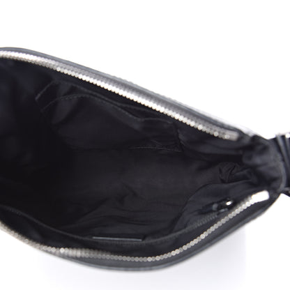 Gucci GG Supreme Monogram Web Messenger Bag Black 5 of 10