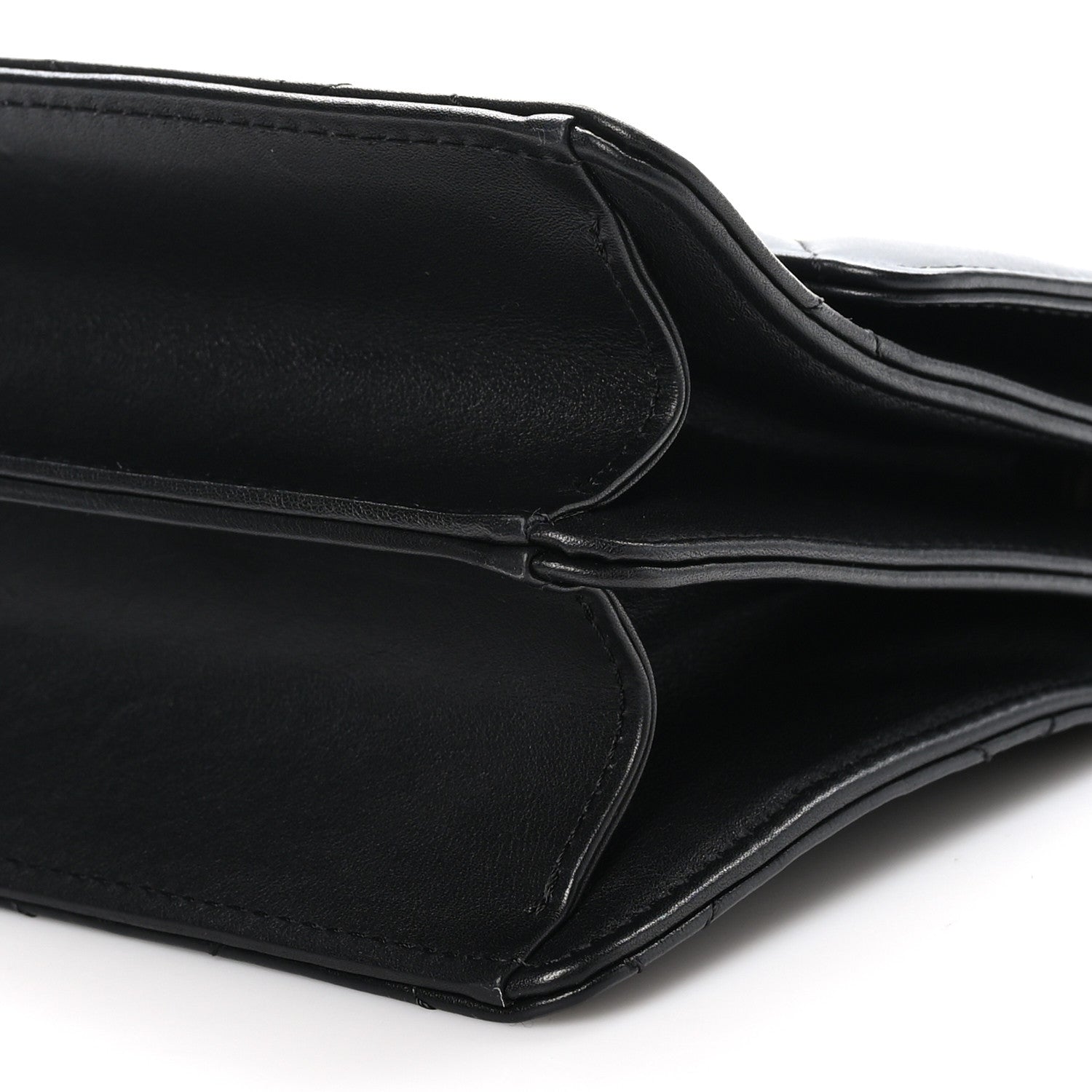 Chanel Calfskin Resin Quilted Mini Flap Black 11 of 12