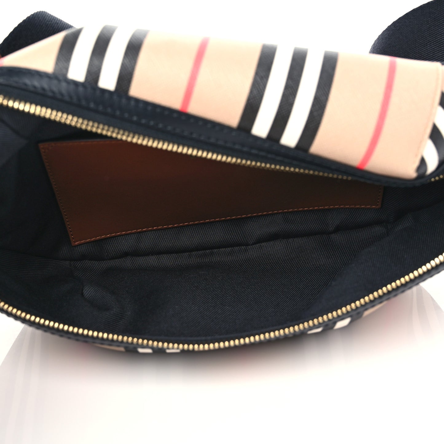 E-Canvas Icon Stripe Sonny Bum Bag Archive Beige