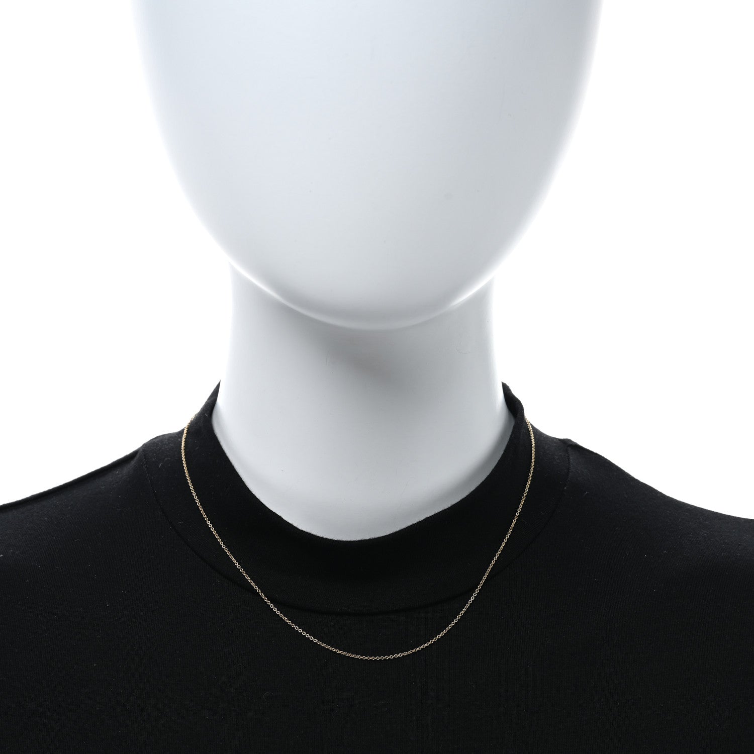 Tiffany 18K Yellow Gold Chain Necklace 16" 2 of 5