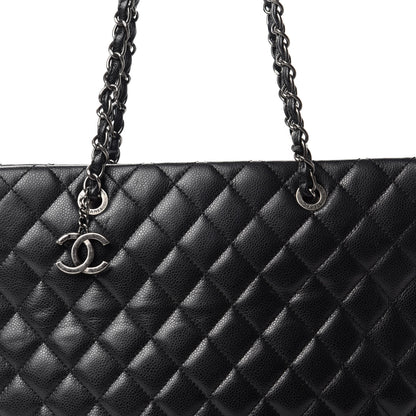 Chanel Caviar Quilted City Shopping Tote Black 10 of 10