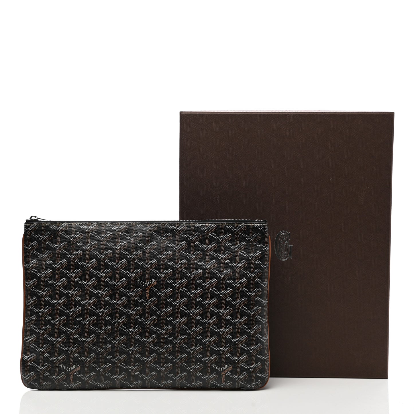 Goyardine Senat Pochette MM Black Gold