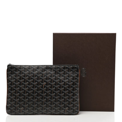 Goyard Goyardine Senat Pochette MM Black Gold 13 of 13