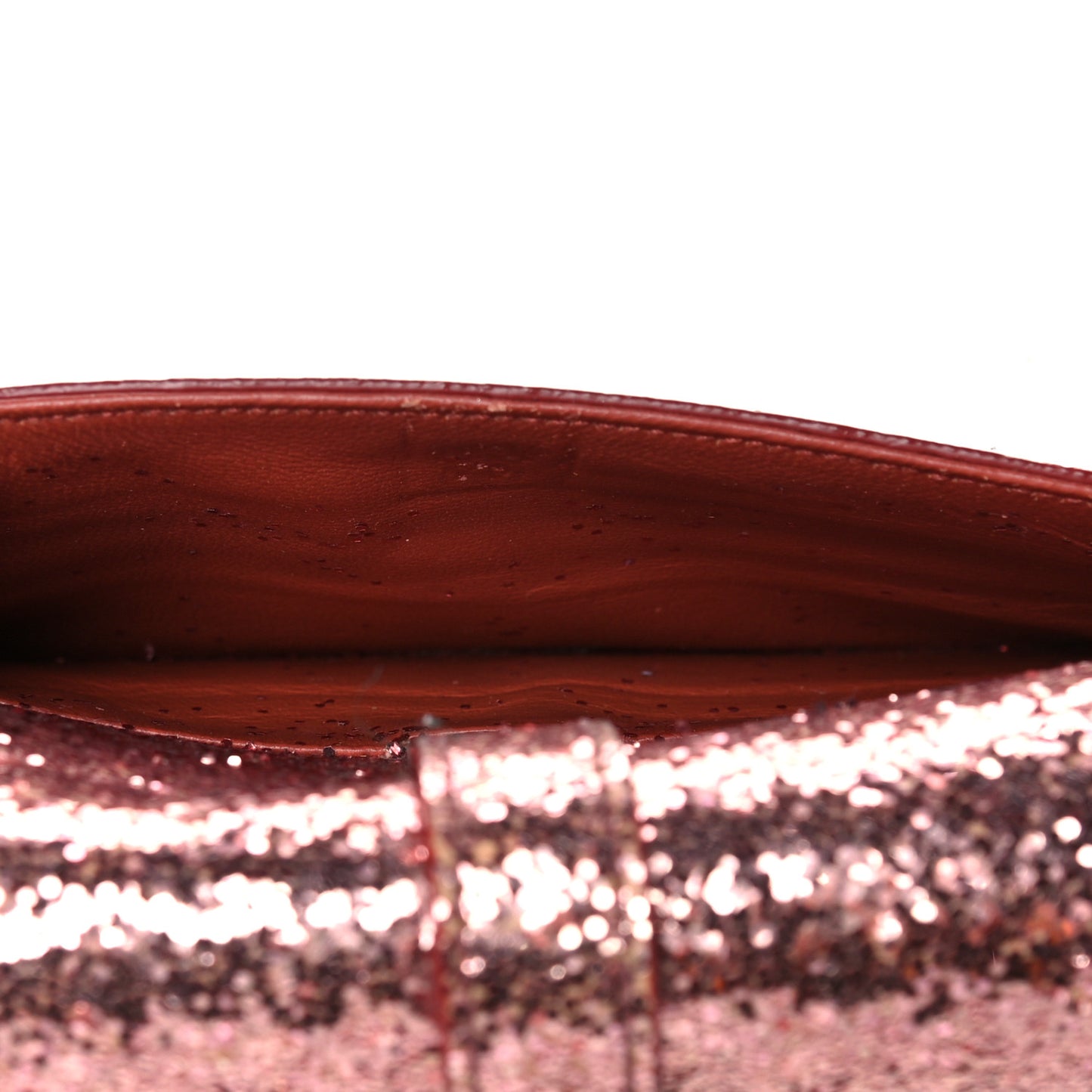 Glitter Monogram Galactica Satchel Pink