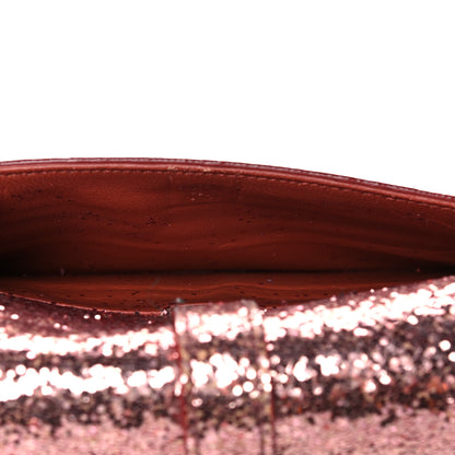 Saint Laurent Glitter Monogram Galactica Satchel Pink 13 of 19