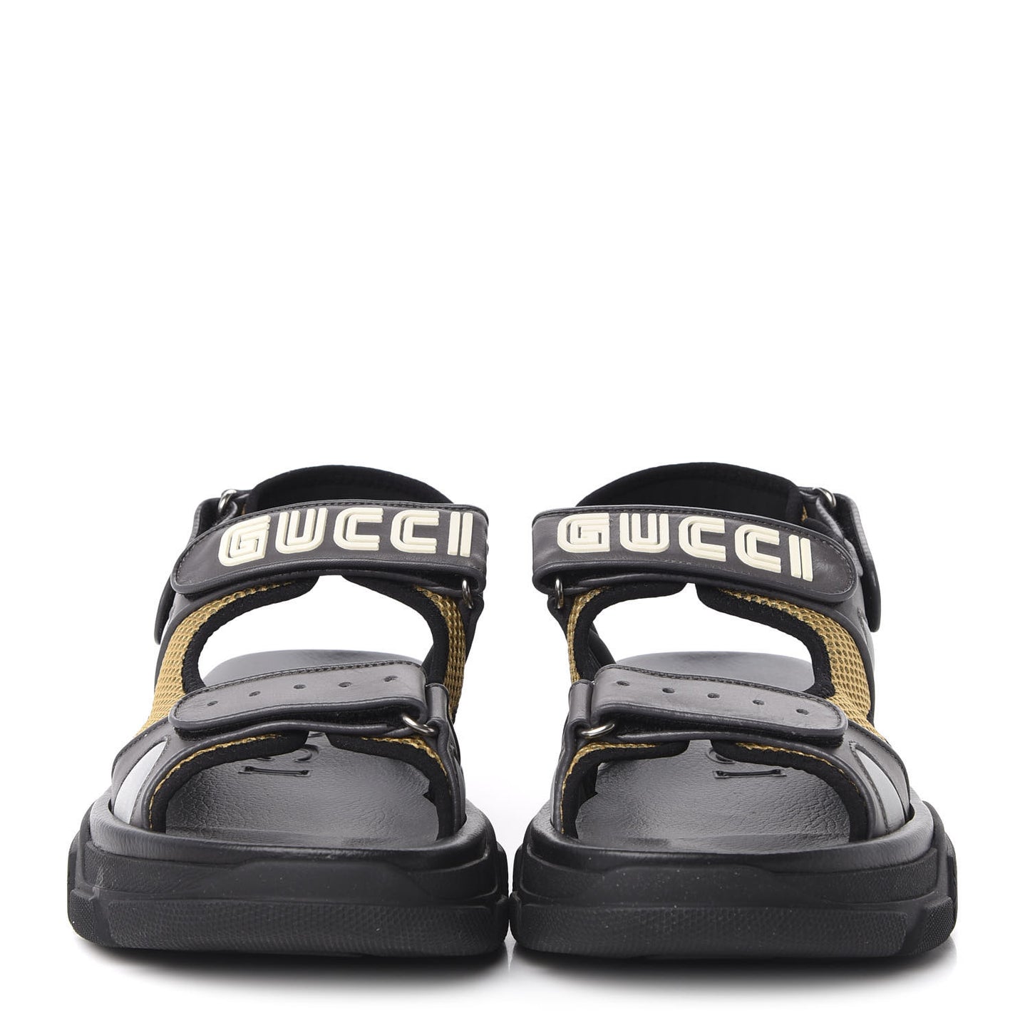 X SEGA Nappa Mesh Mens Aguru Sandals 11 Loess Black