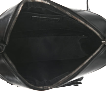 Saint Laurent Calfskin Matelasse Monogram Lou Camera Bag Black 5 of 11