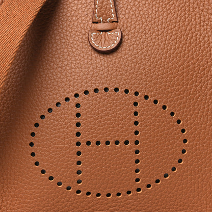 Hermes Taurillon Clemence Evelyne TPM Gold 8 of 11