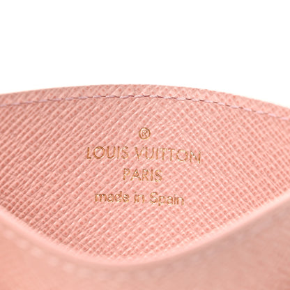Louis Vuitton Damier Azur Daily Card Holder Rose Ballerine 6 of 7