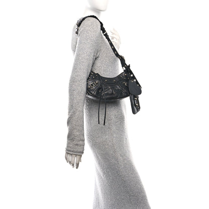 Balenciaga Agneau Arena Le Cagole Shoulder Bag XS Black 2 of 10