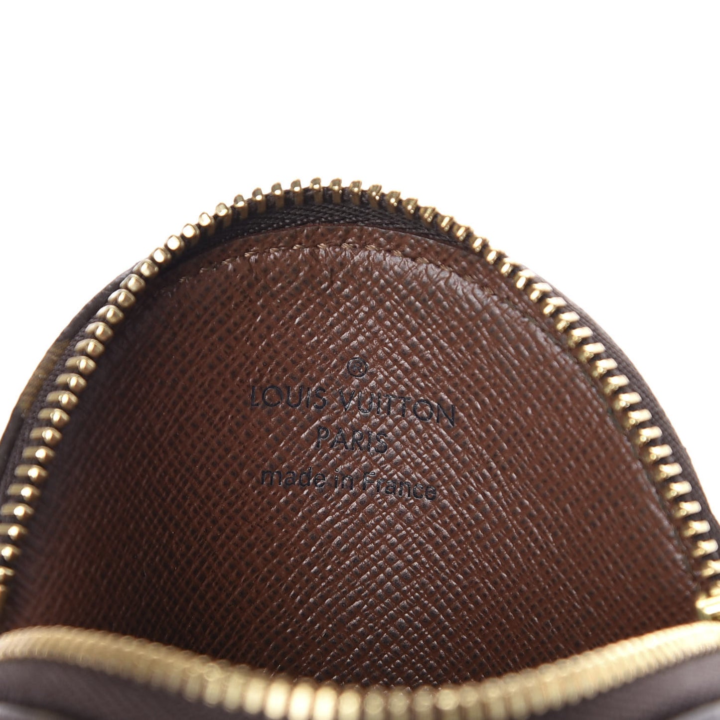 Monogram Round Coin Purse