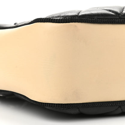 Chanel Calfskin Quilted Small Ballerine Camera Case Black Beige 9 of 11