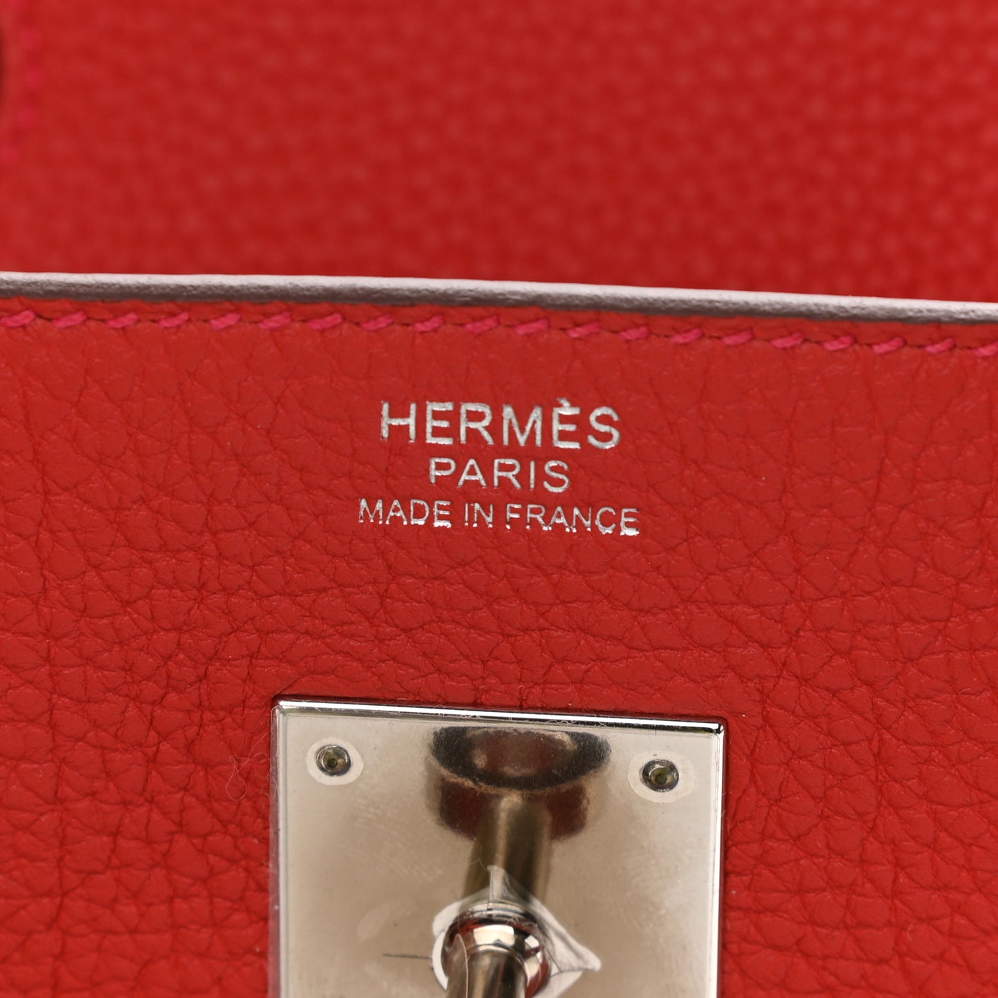 Togo Birkin 30 Rouge Casaque