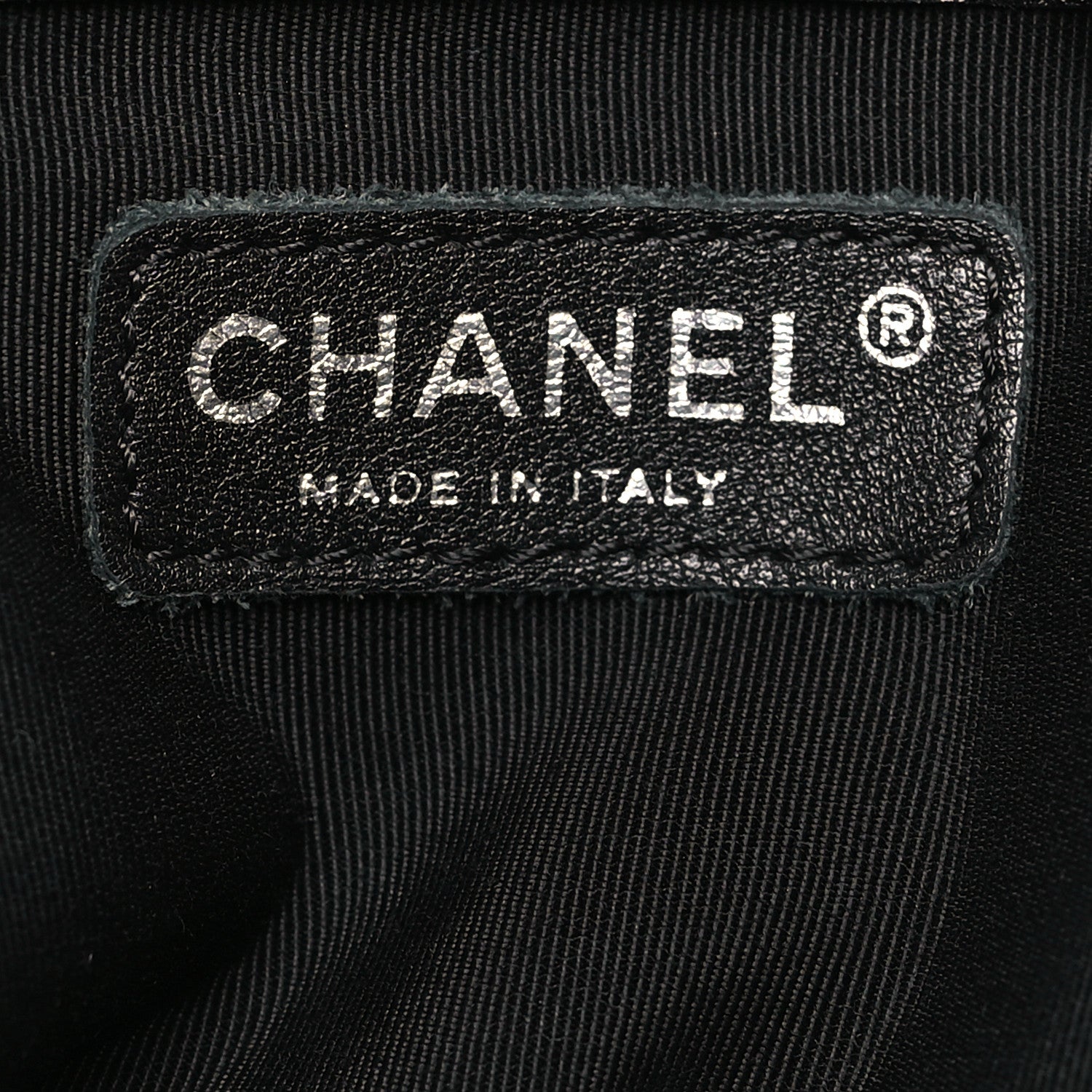 Chanel Calfskin Enchained XL Boy Flap Black 6 of 13