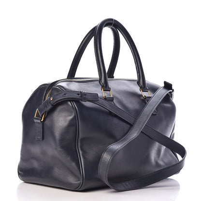 Saint Laurent Calfskin Classic Duffle 6 Marine 3 of 18