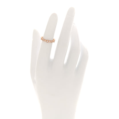 Tiffany 18K Rose Gold Diamond Narrow Cobblestone Band Ring 47 4 2 of 5