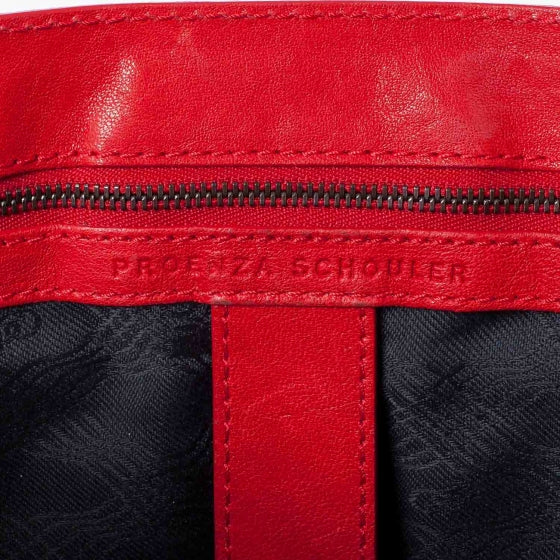 Proenza Schouler Lambskin PS1 Large Satchel Red 7 of 10