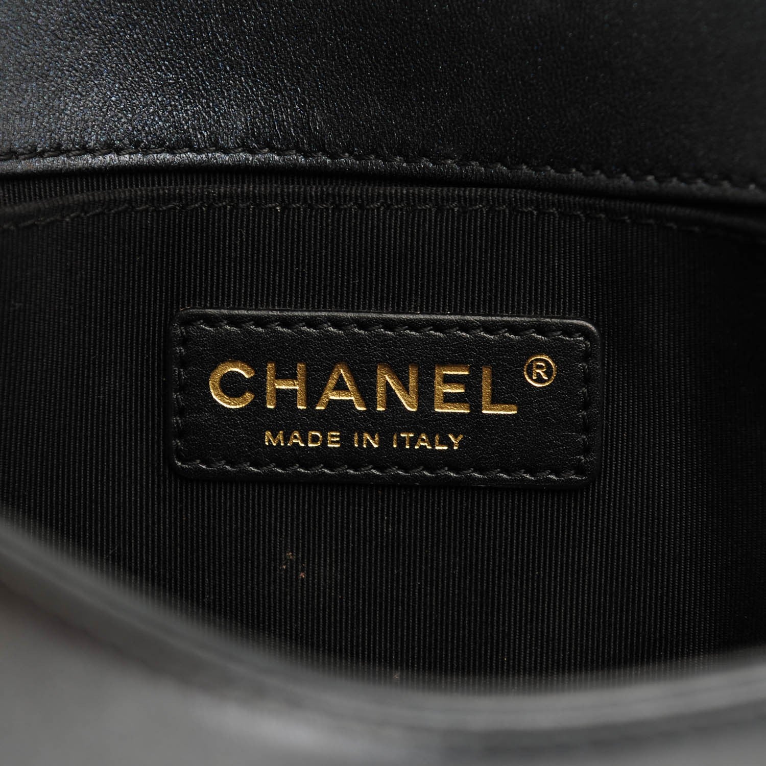 Chanel Lambskin Quilted Small Boy Flap Pearly Black 6 of 7