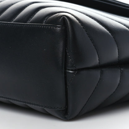 Saint Laurent Calfskin Y Quilted Monogram Small Loulou Chain Satchel Black 10 of 10