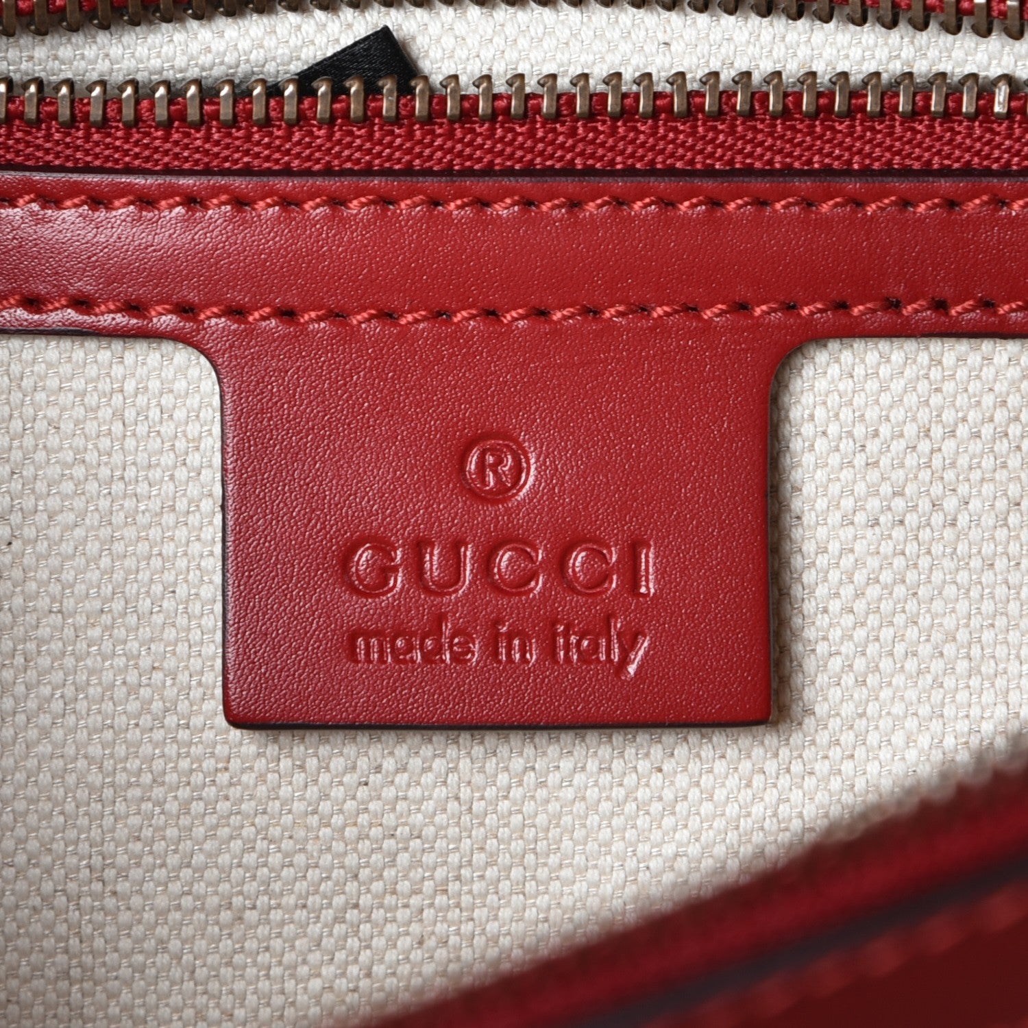 Gucci Knight Calfskin Medium GG Marmont Chain Handle Bag Hibiscus Red 7 of 8