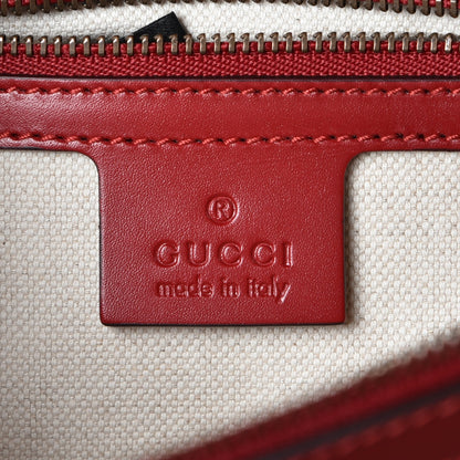 Gucci Knight Calfskin Medium GG Marmont Chain Handle Bag Hibiscus Red 7 of 8