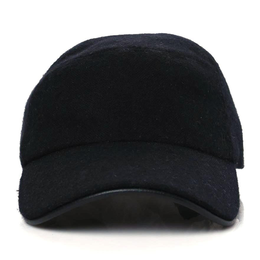 Hermes Cashmere Silk Cap 58 Black 2 of 7