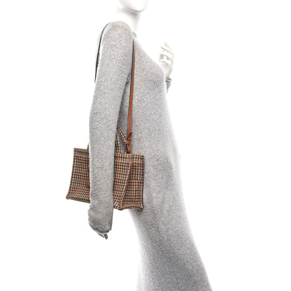 Celine Tweed Calfskin Triomphe Small Multicolor 2 of 9