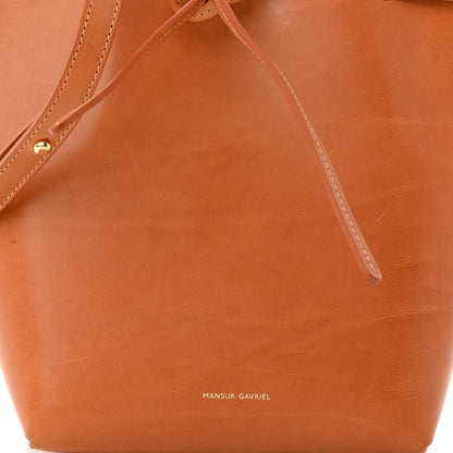 Mansur Gavriel Calfskin Mini Bucket Bag Cammello Rosa 7 of 10