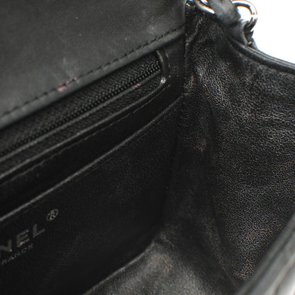 Chanel Lambskin Quilted Mini Square Flap Black 12 of 12