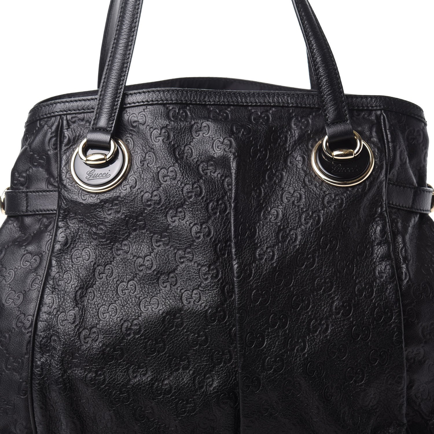 Gucci Guccissima Full Moon Tote Black 8 of 16