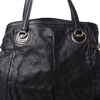 Gucci Guccissima Full Moon Tote Black 8 of 16