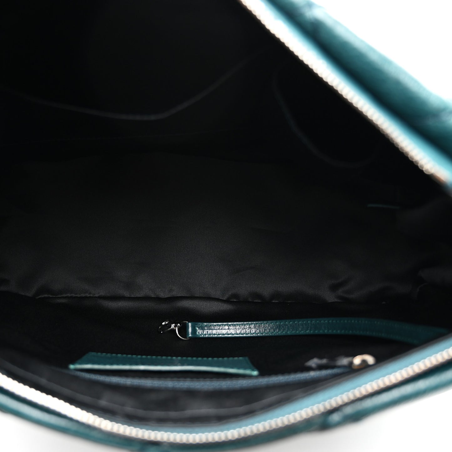 Glazed Calfskin On The Road Hobo Turquoise