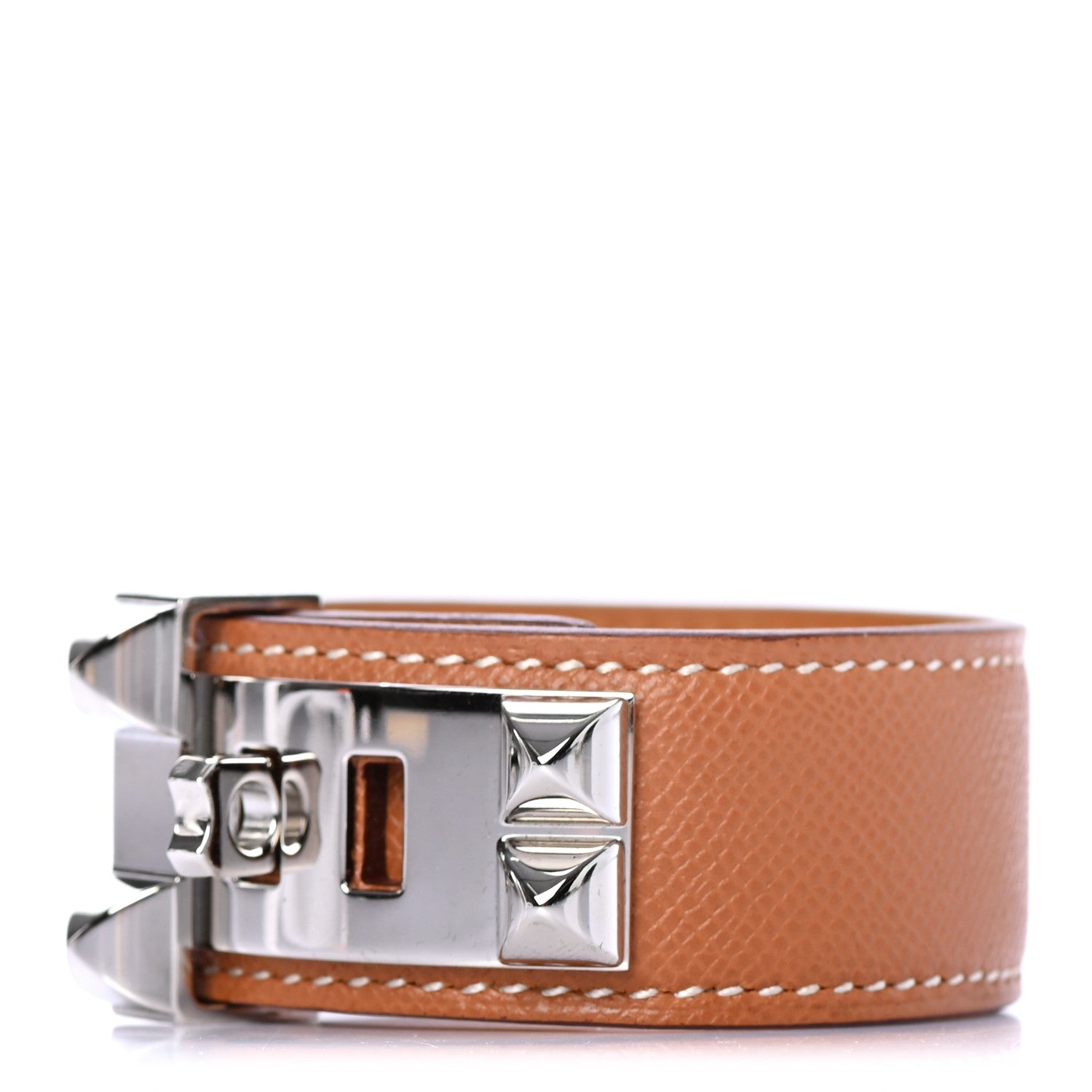 Hermes Epsom Collier de Chien CDC 24 Bracelet T2 Gold 1 of 6