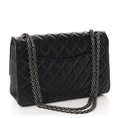 Chanel Aged Calfskin Quilted 2.55 Reissue 226 Flap Black 3 of 11