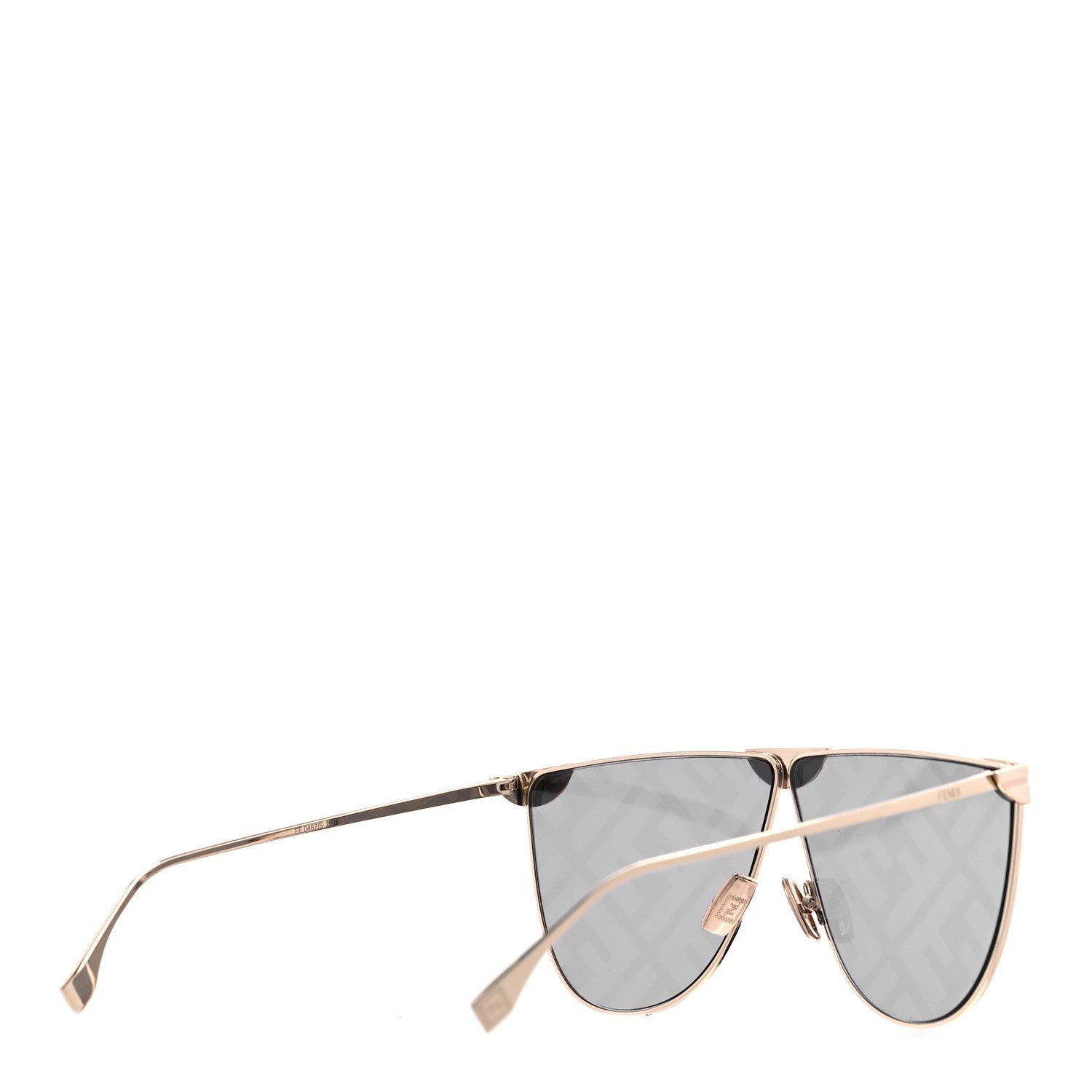 Fendi FF Fabulous 2.0 Shield Sunglasses FF 0467/S Gold 3 of 7