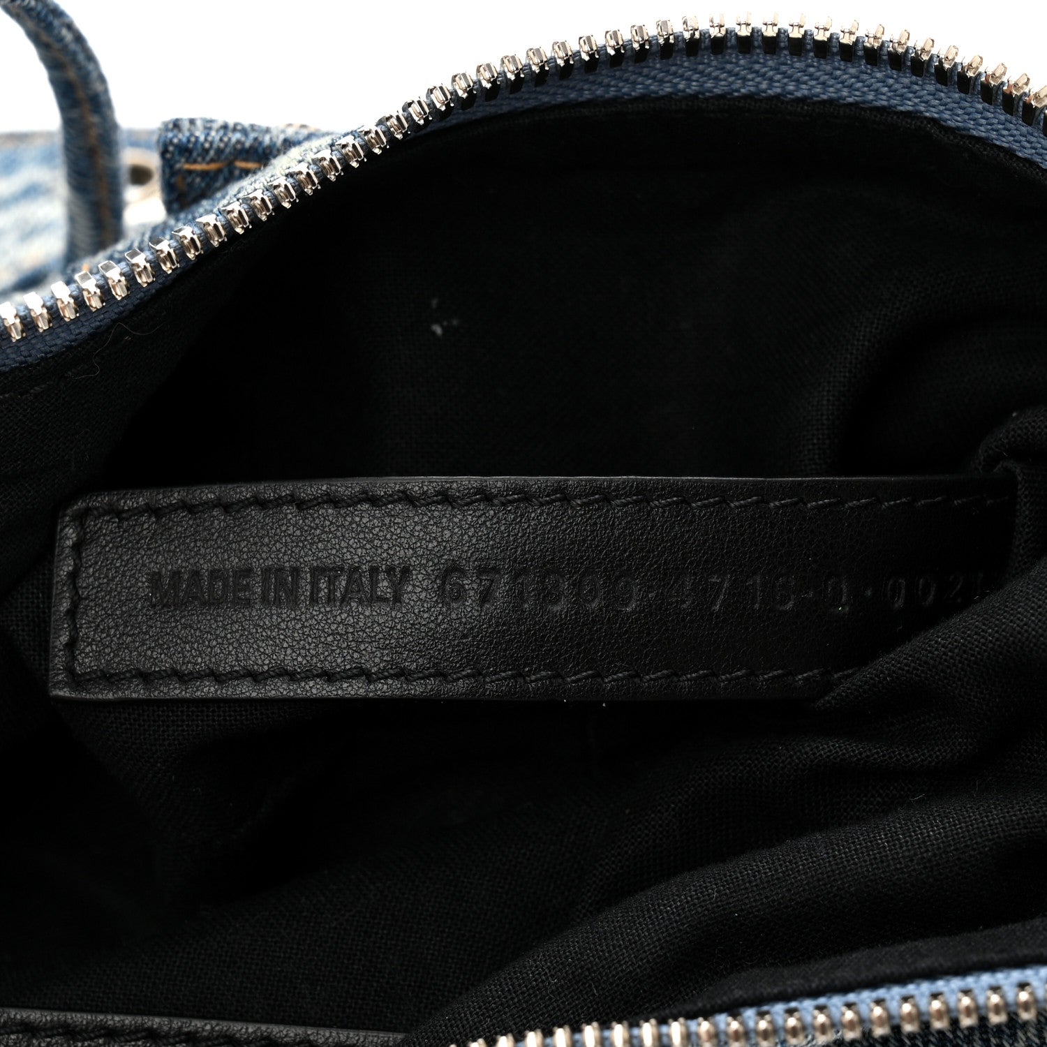 Balenciaga Denim BB Monogram Le Cagole Shoulder Bag XS Blue 8 of 11