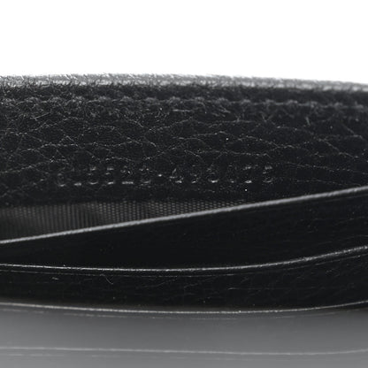 Gucci Dollar Calfskin Interlocking G Chain Wallet Black 7 of 8