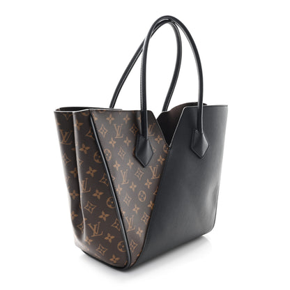 Louis Vuitton Calfskin Monogram Kimono Tote Black 3 of 10