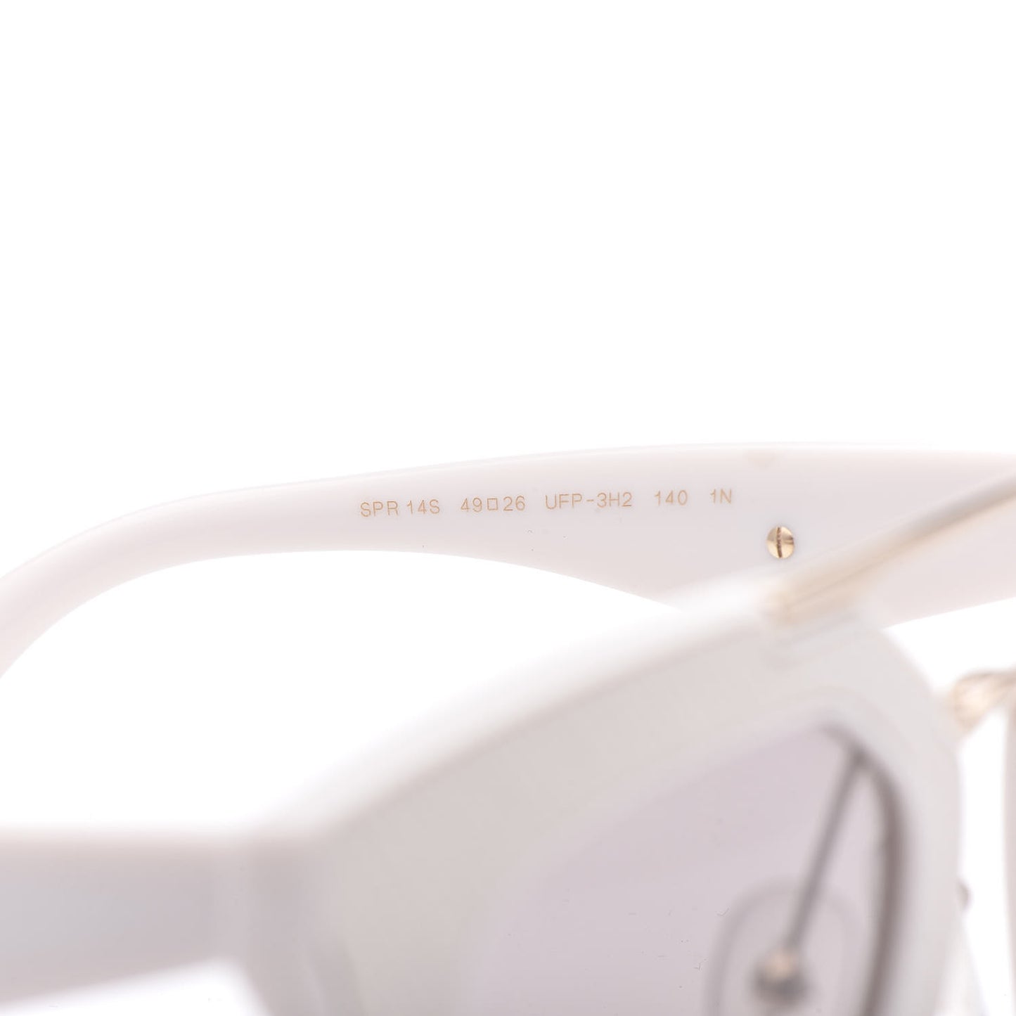 Saffiano Cinema Sunglasses SPR14S White