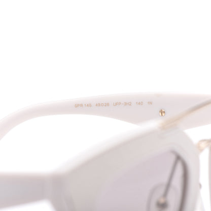 Prada Saffiano Cinema Sunglasses SPR14S White 5 of 8